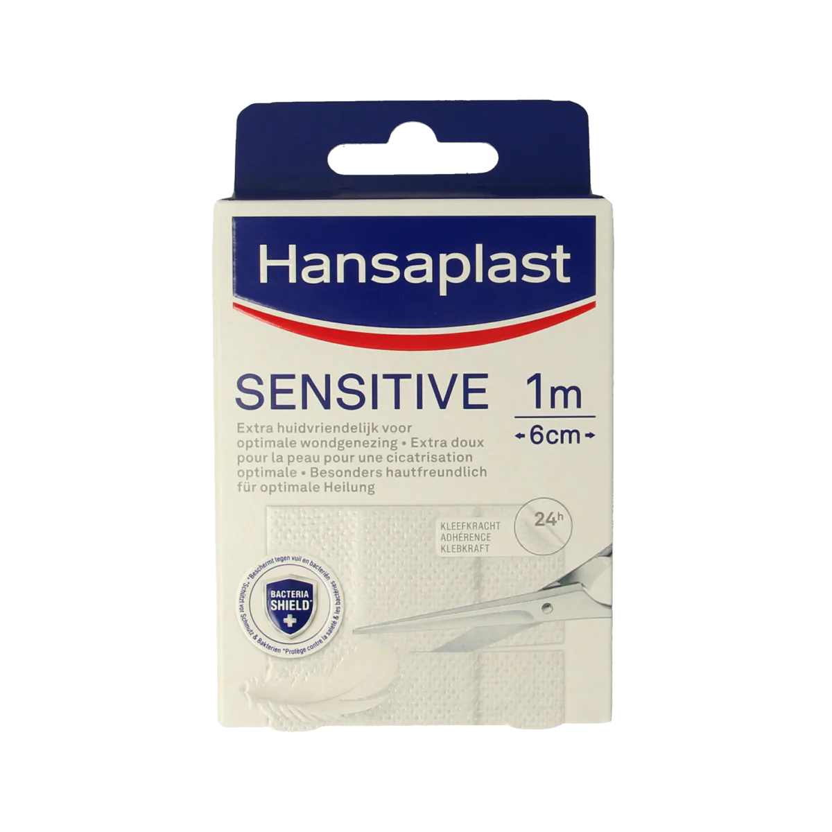 Hansaplast Sensitive 1m x 6cm 1.00 Stuks