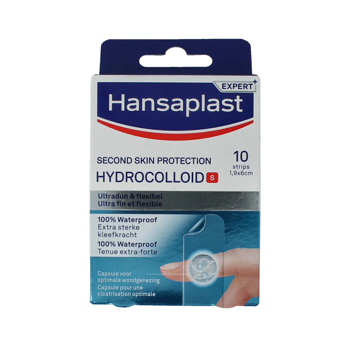 Hansaplast Second skin protection hydrocolloid S 10.00 Stuks