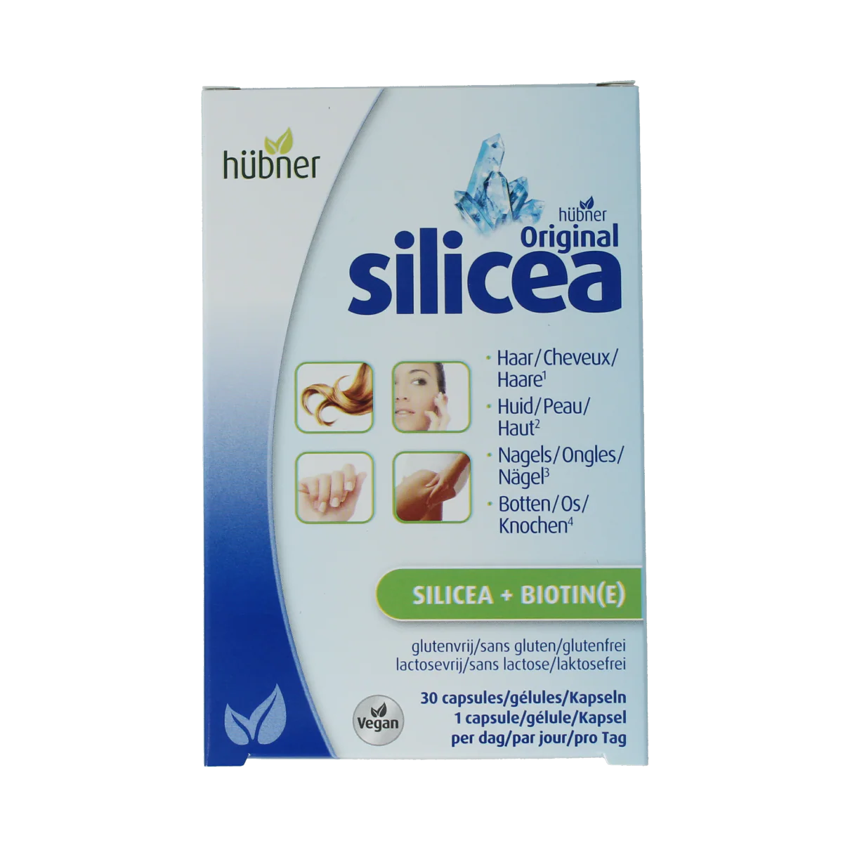 Hubner Original silicea capsules met biotine 30 Capsules