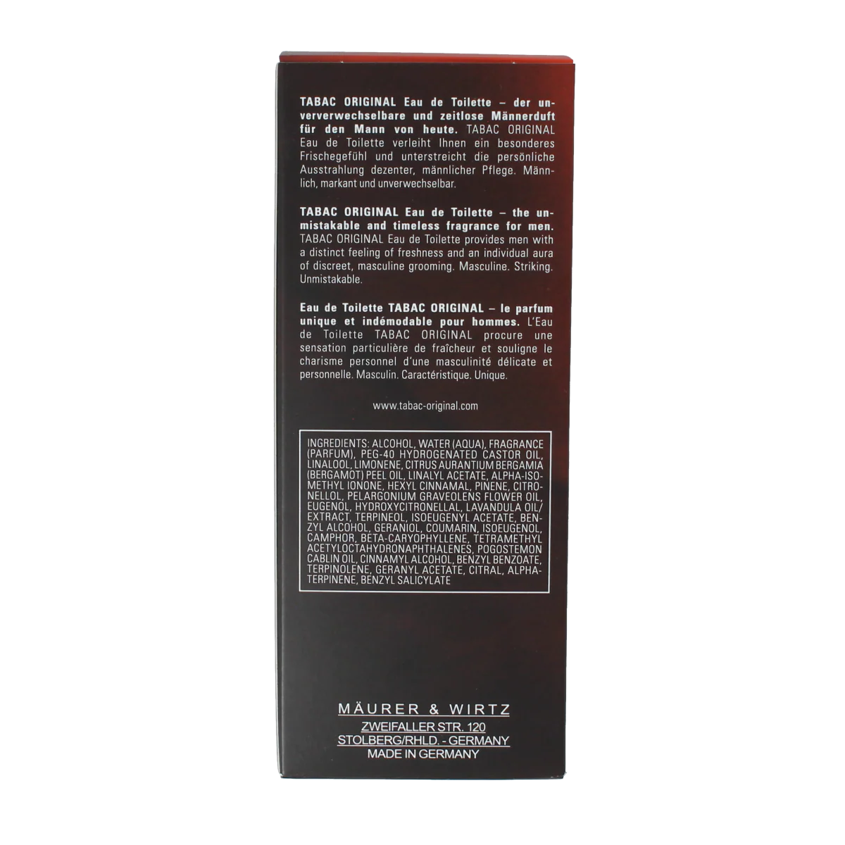 Tabac Original eau de toilette natural spray 100.00 Milliliter