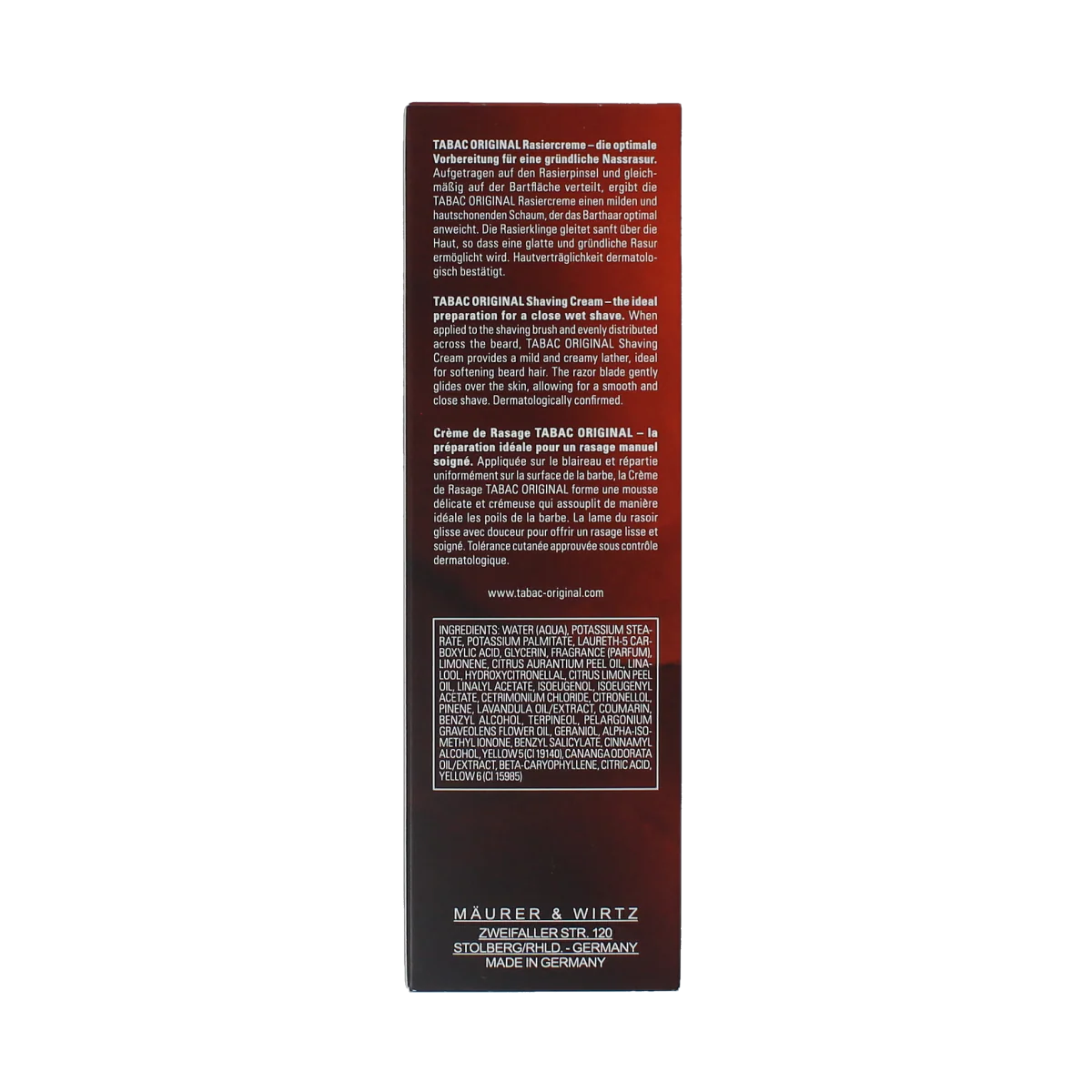 Tabac Original shaving cream 100.00 Milliliter