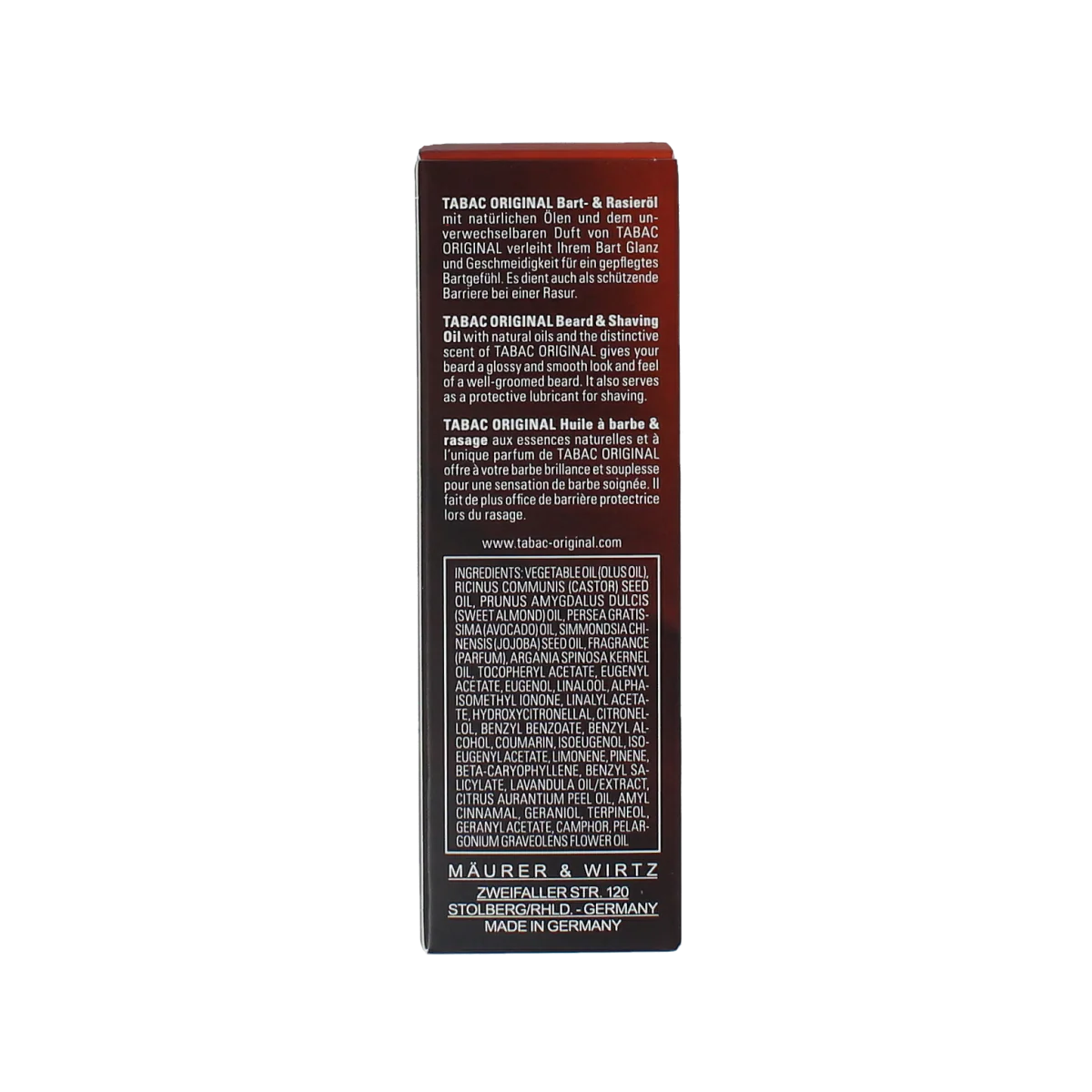 Tabac Original baard & scheerolie 50.00 Milliliter