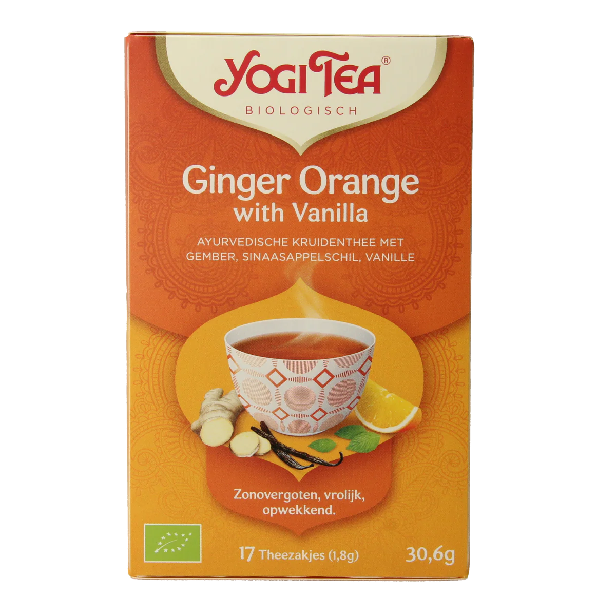 Yogi Tea Ginger orange vanilla bio 17.00 Zakjes