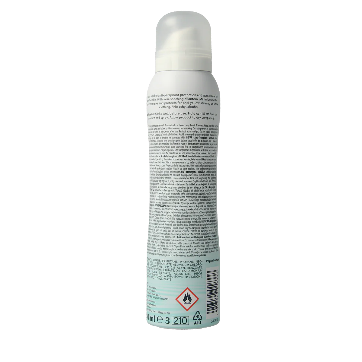 Fenjal Deodorant spray sensitive  150.00 Milliliter