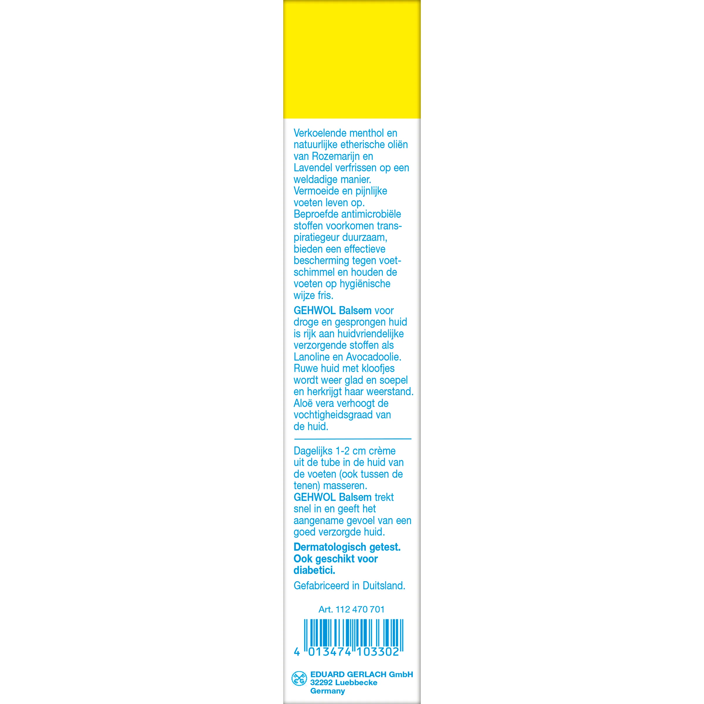 Gehwol Balsem droge gesprongen huid 125 Milliliter