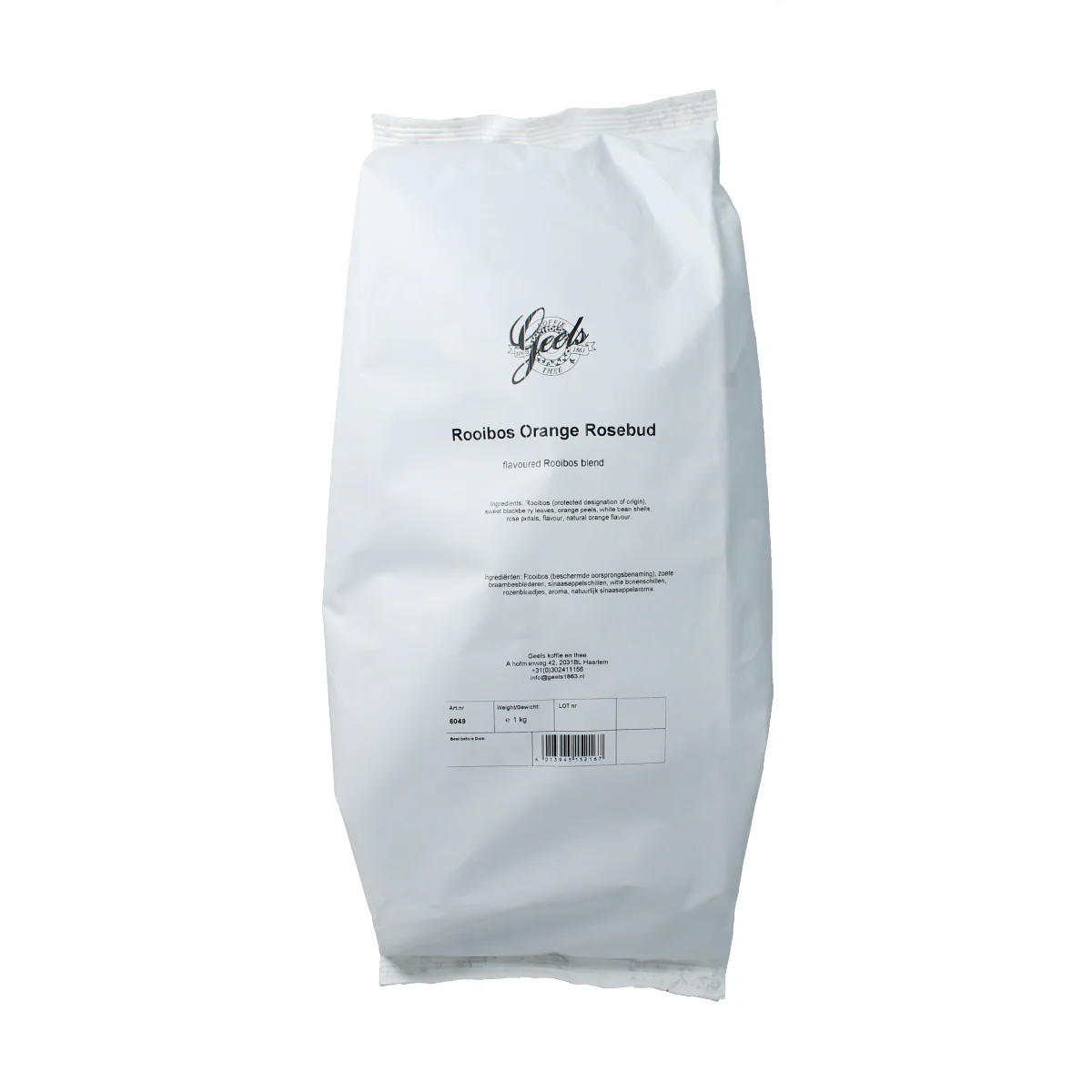Geels Rooibos orange rosebud 1.00 Kilogram
