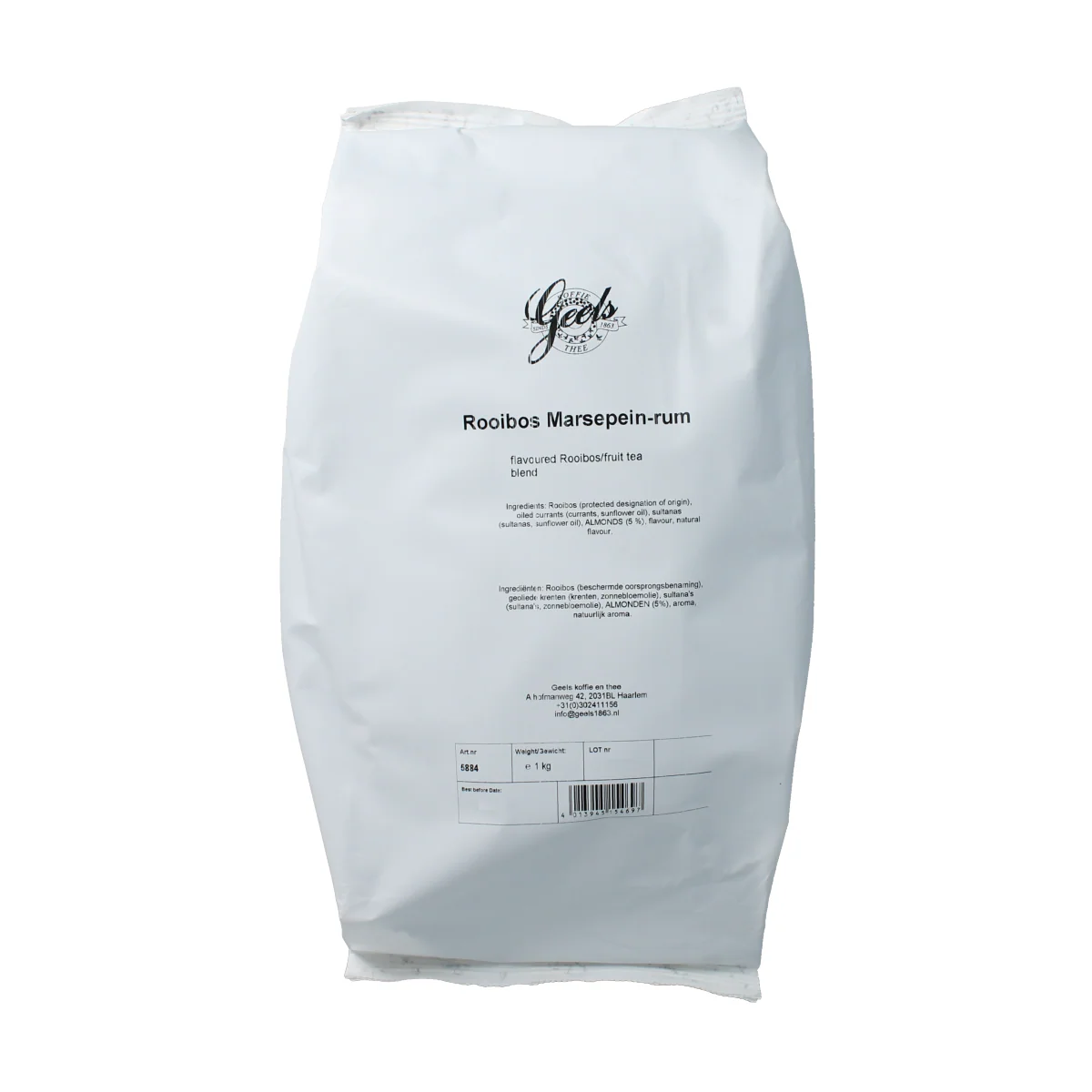 Geels Rooibos marsepein rum 1.00 Kilogram