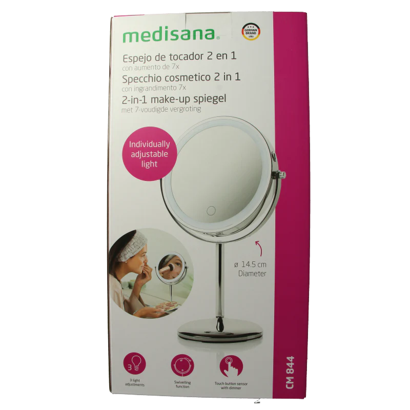 Medisana Cosmeticaspiegel 2 in 1 CM844 1 Stuks