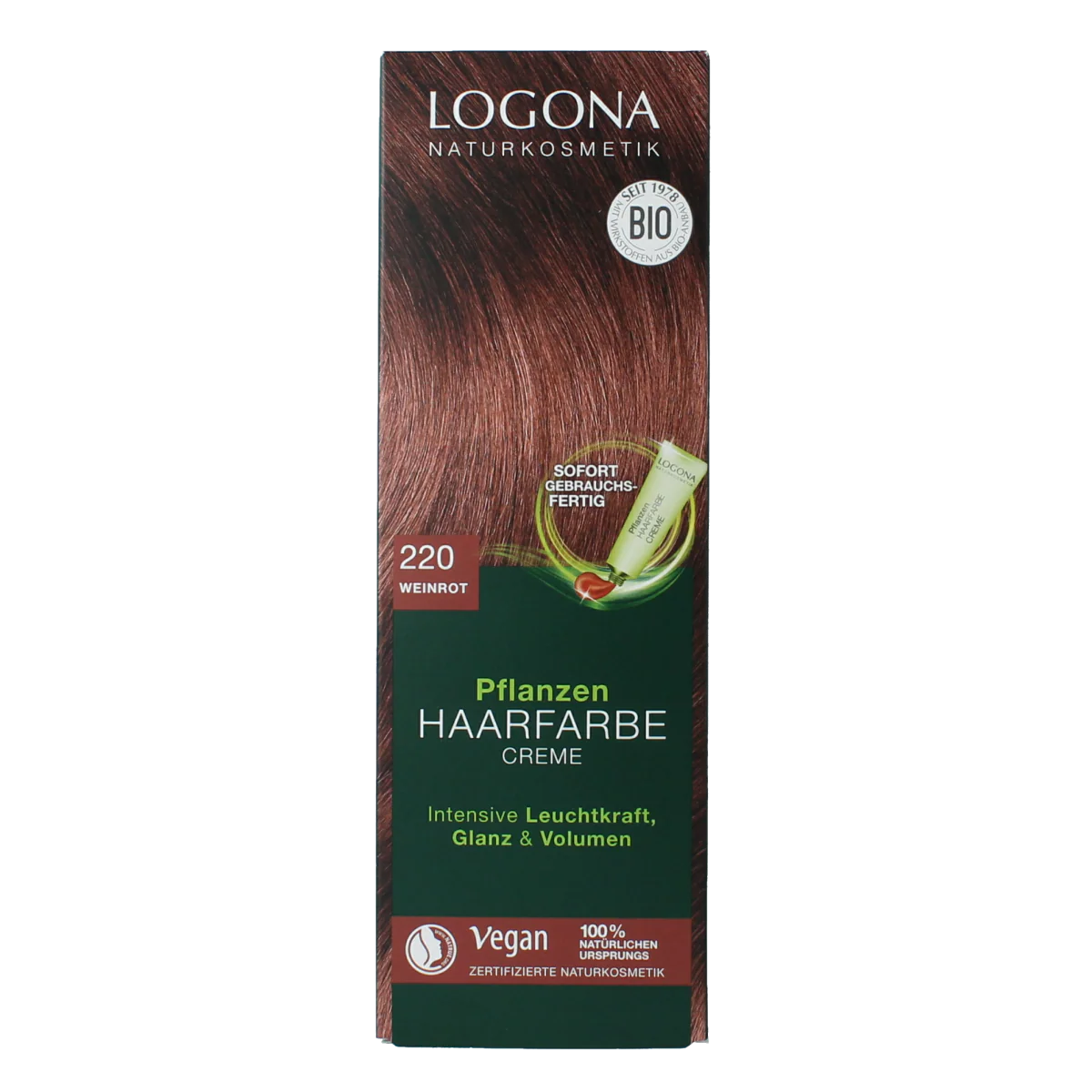 Logona Color creme 220 bordeaux 150 Milliliter