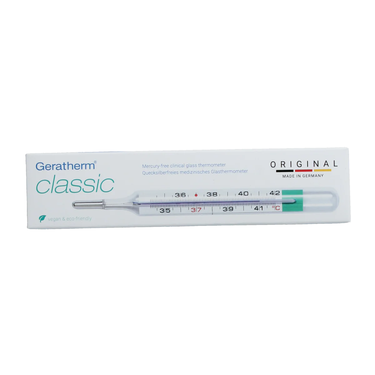 Geratherm Thermometer classic glas 1.00 Stuks