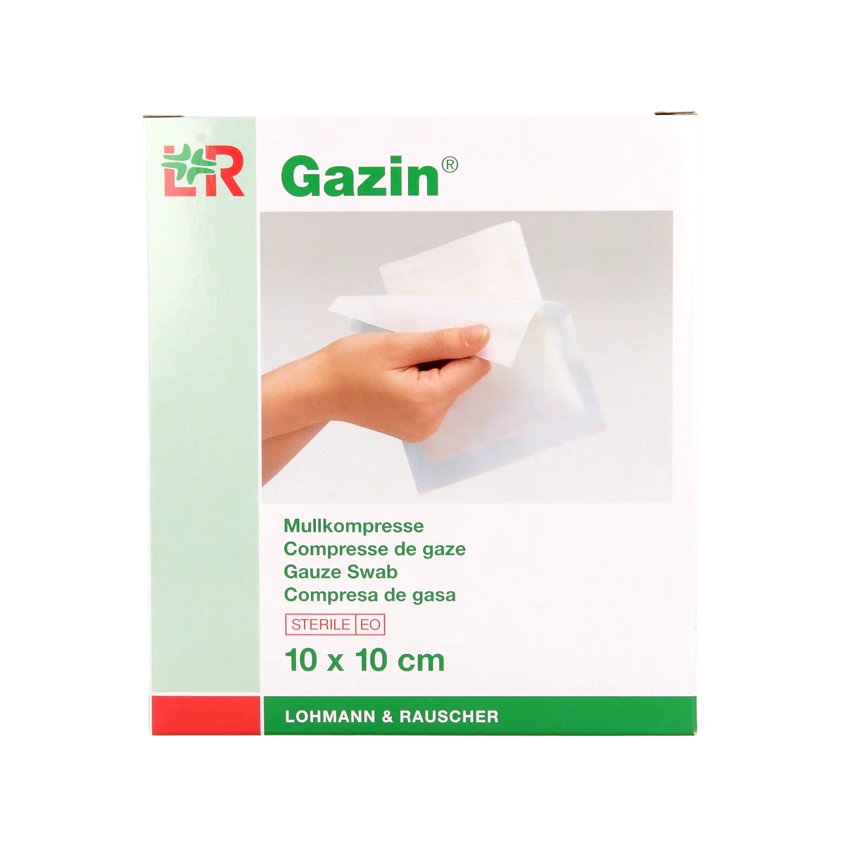 Gazin Gaaskompres 10 x 10 steriel 5 x 2 10.00 Stuks