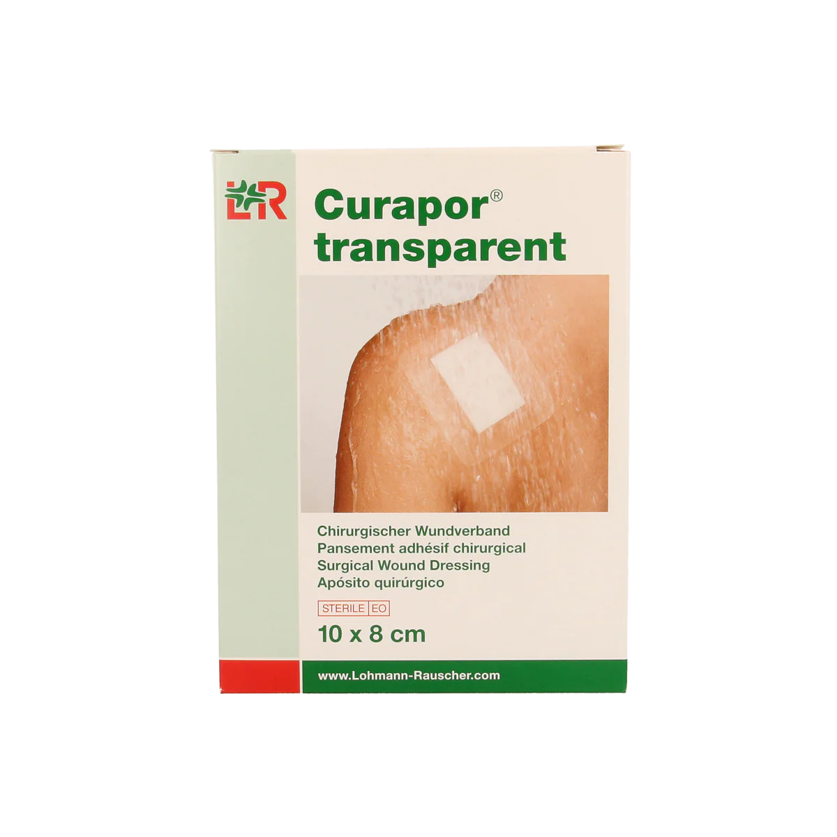 Curapor Transparant 10 x 8cm steriel 5.00 Stuks