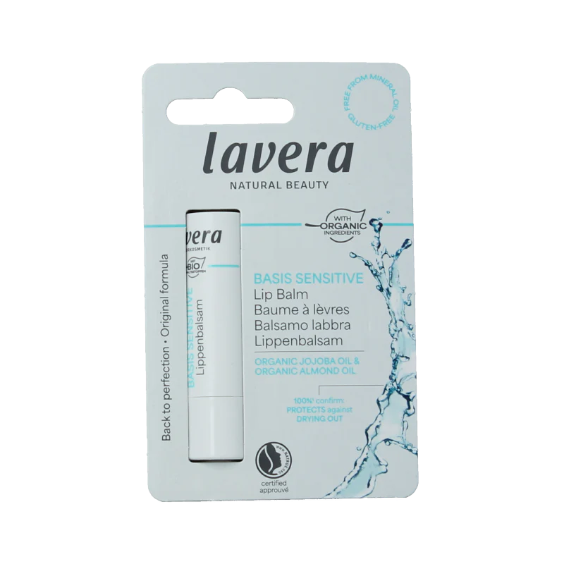 Lavera Basis sensitive lip balm 4.5 Gram