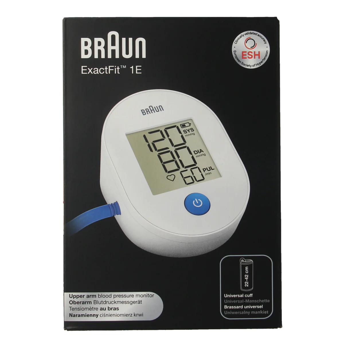 Braun Exactfit 1E bovenarm bloeddrukmeter 1.00 Stuks
