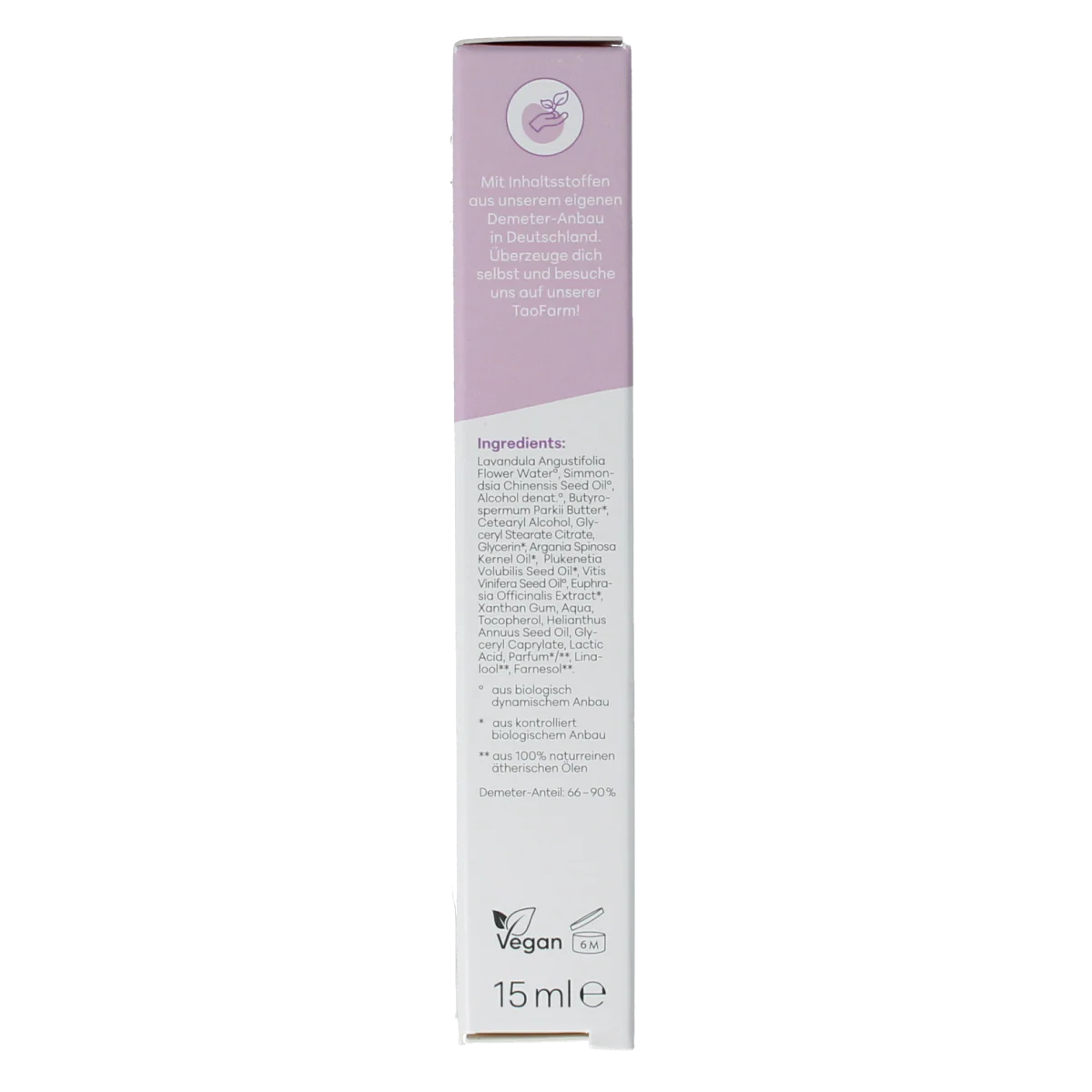 Baldini Oogcreme lavendel regenererend demeter 15.00 Milliliter