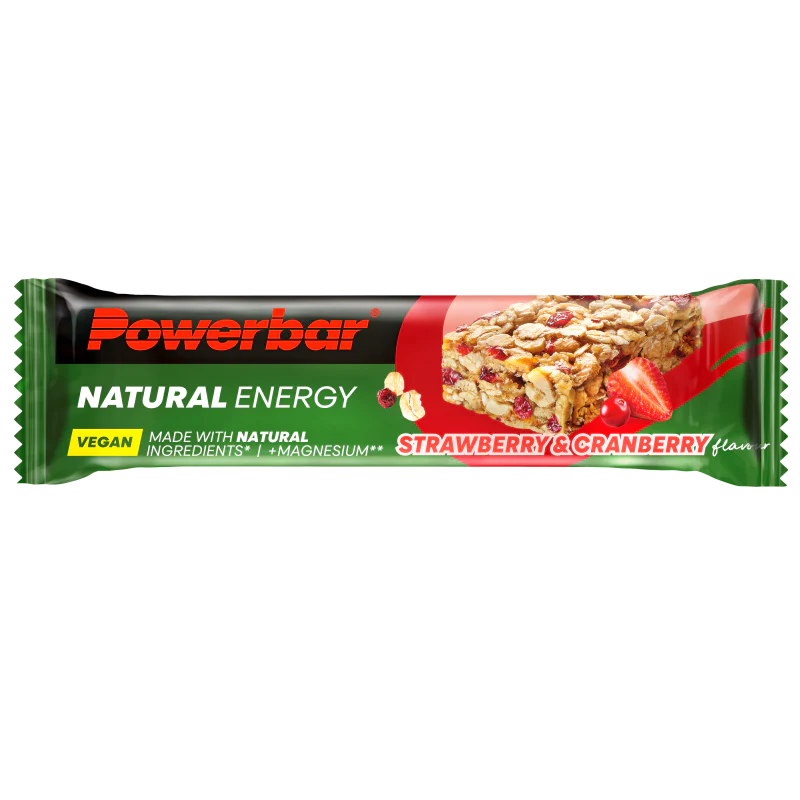 Powerbar Natural energy bar strawberry cranberry 40.00 Gram