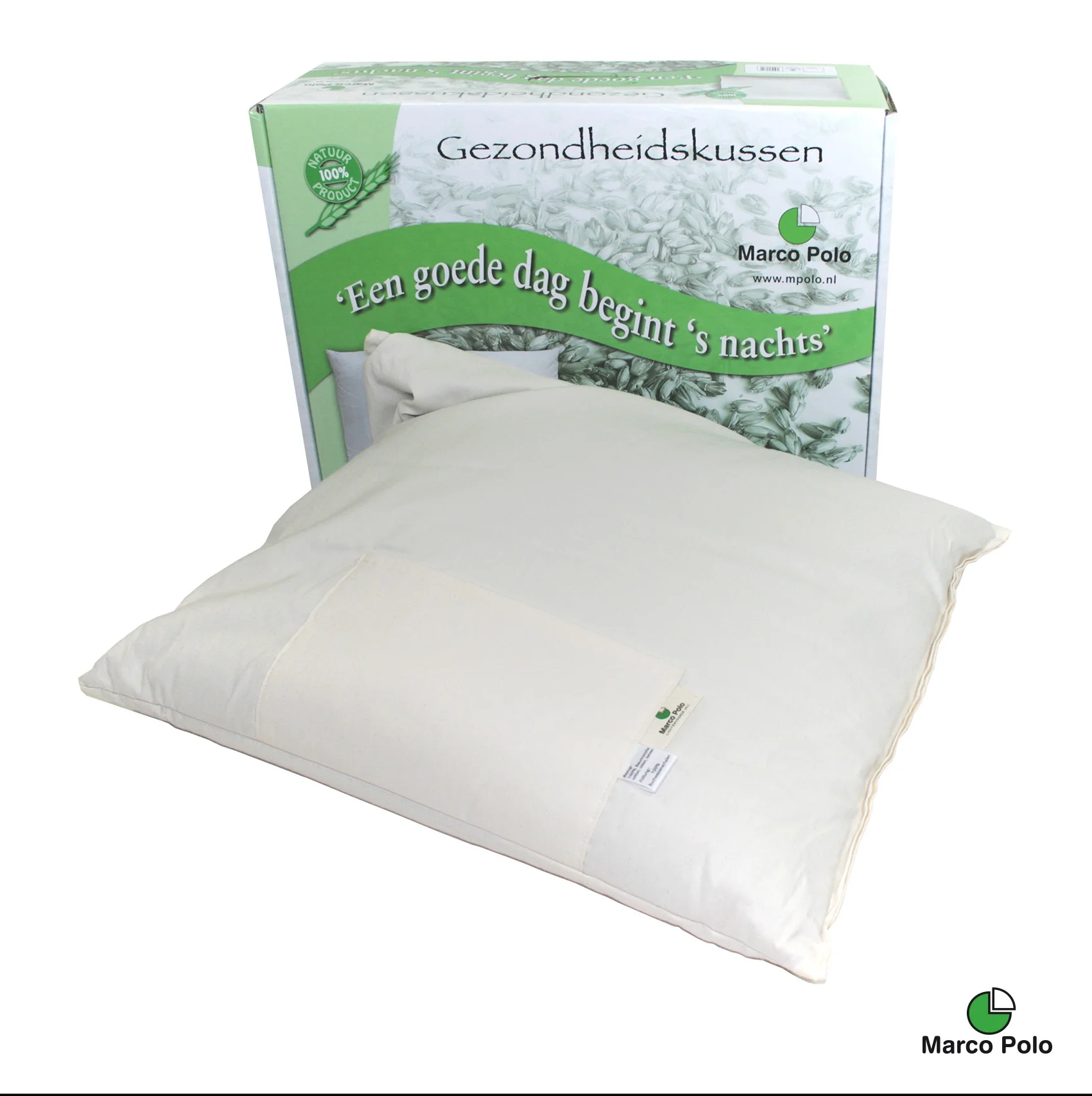 Marco Polo Boekweit kussen 60 x 70cm met ritssluiting 1 Stuks