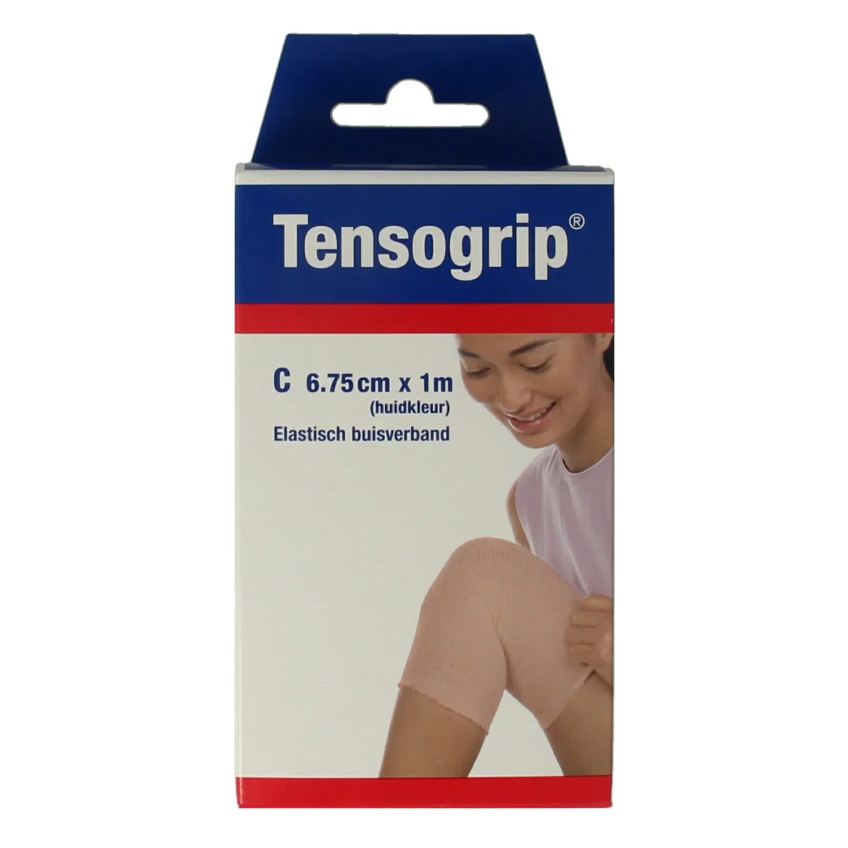 Tensogrip Elastisch buisverband C 1m x 6.75cm huidkleur 1.00 Stuks