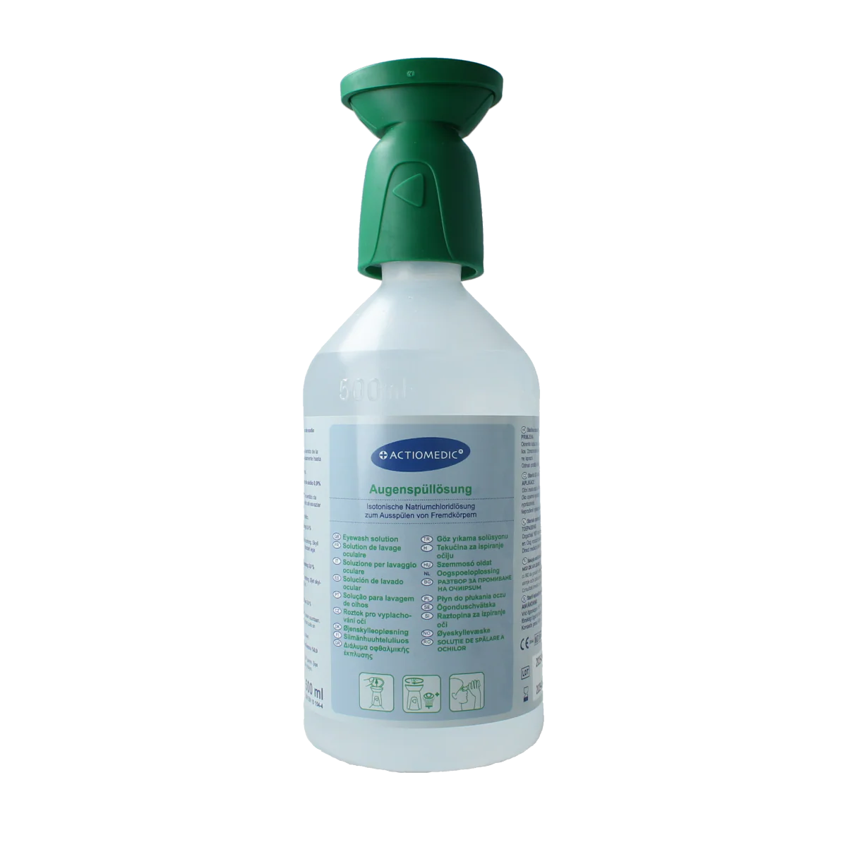 Actiomedic Oogspoelfles 500ml 1.00 Stuks
