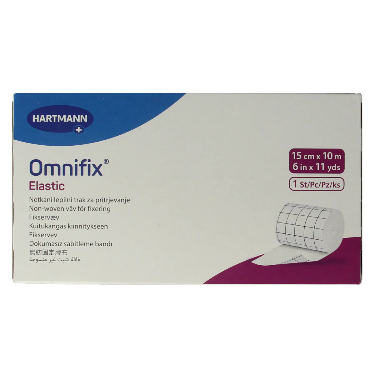 Hartmann Omnifix fixatiepleister 10m x 15 elastisch 1.00 Stuks