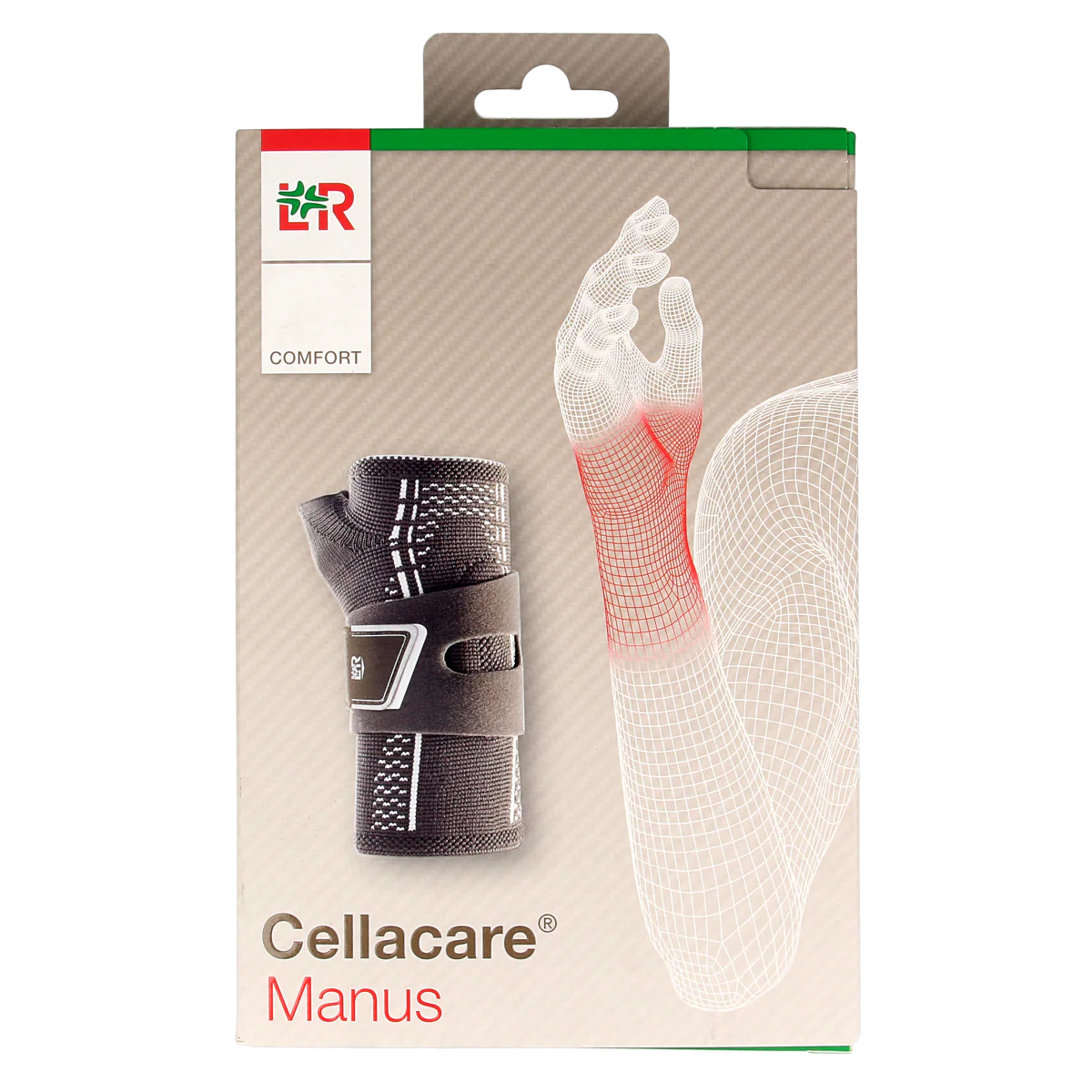 Cellacare Manus comfort polsbandage rechts maat 2 1.00 Stuks
