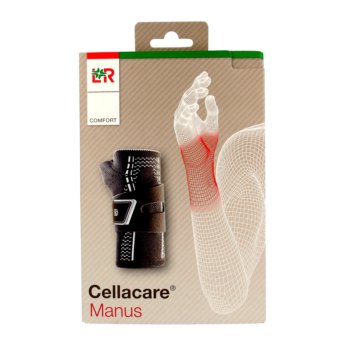 Cellacare Manus comfort polsbandage rechts maat 3  1.00 Stuks