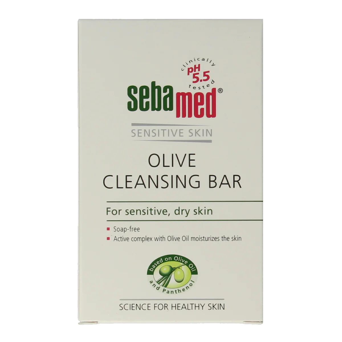 Sebamed Zeepvrije wastablet olijf 150.00 Gram