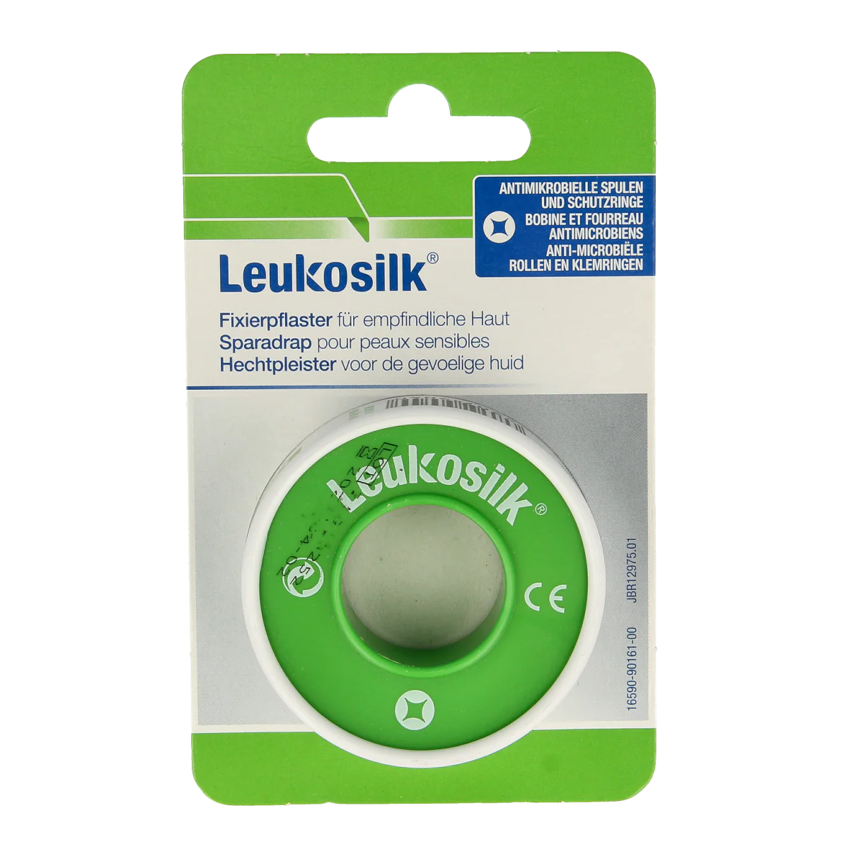 Leukosilk Hechtpleister 1.25cm hangend 1.00 Stuks