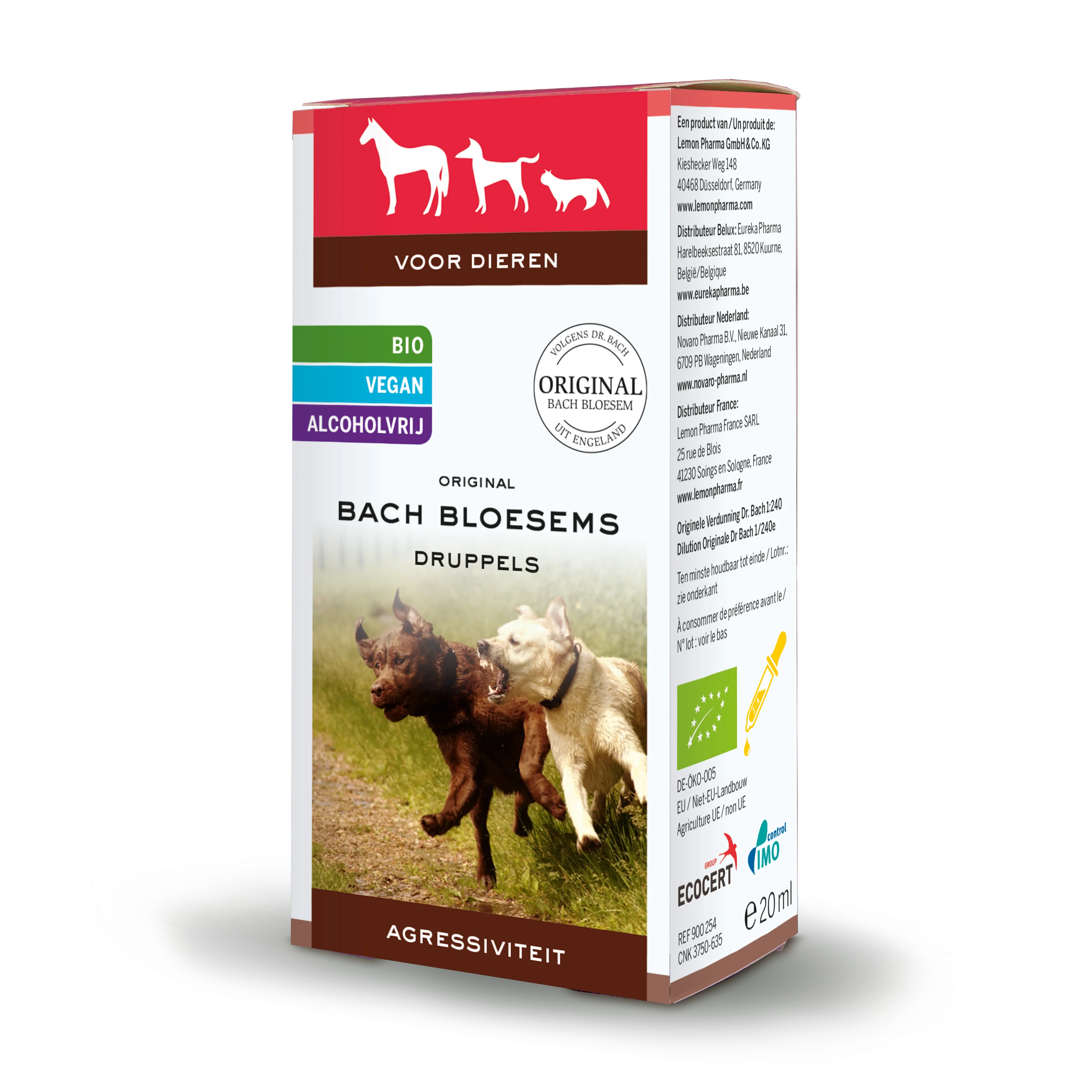 Bach Bloesem Bloesem dier agressiviteit bio 20.00 Milliliter