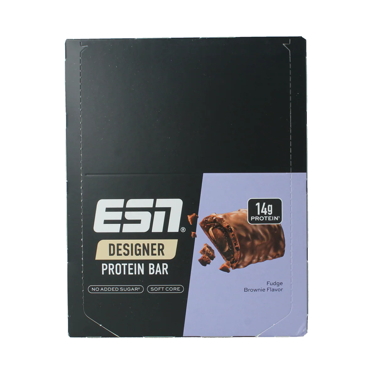 ESN Fudge brownie bar 45g 12.00 Stuks