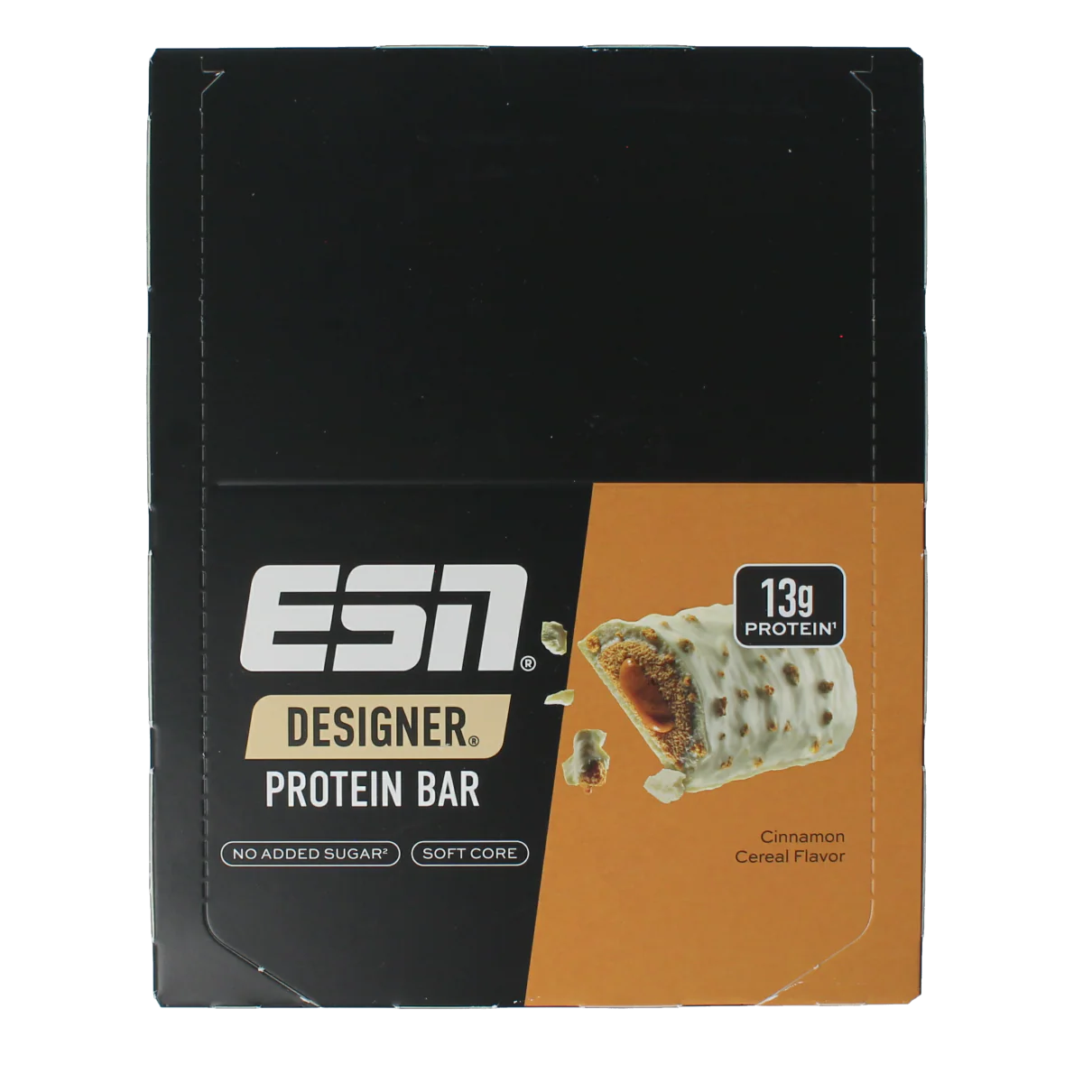 ESN Cinnamon cereal bar 45g 12.00 Stuks