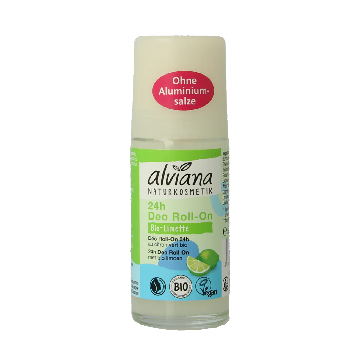 Alviana Deo roll-on limette 50.00 Milliliter