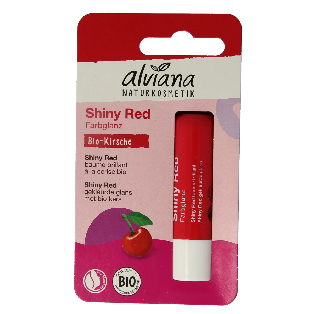 Alviana Lipverzorging shiny red 4.50 Gram