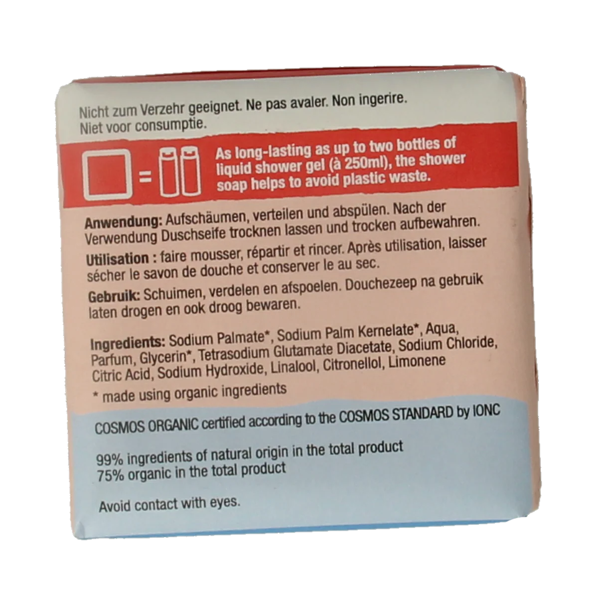 Alviana Douchezeep bodywash bar perzik 100.00 Gram