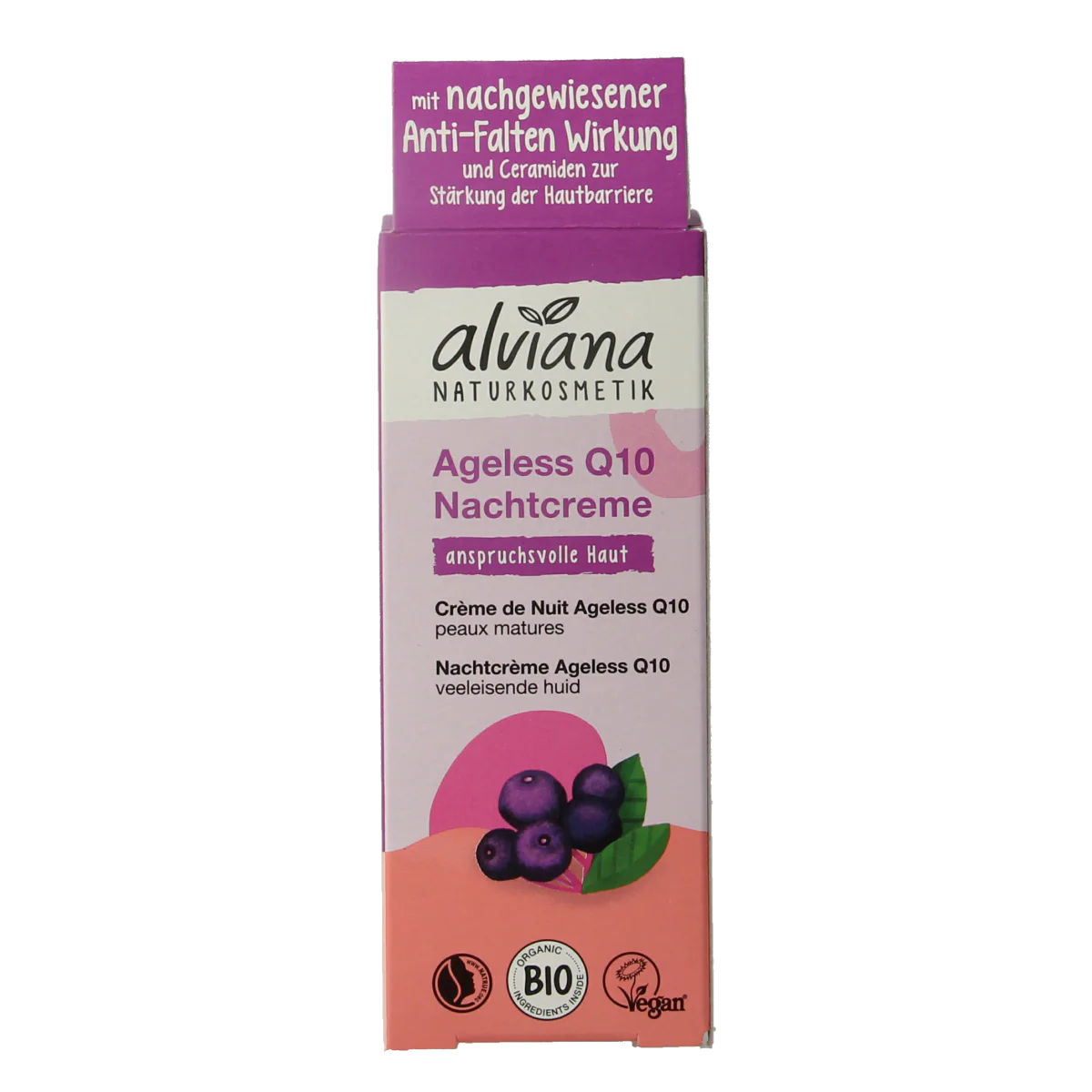 Alviana Nachtcreme anti-aging Q10 50.00 Milliliter