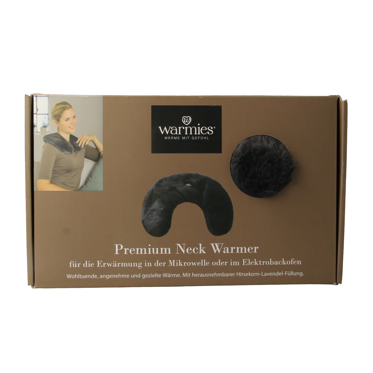 Warmies Neck warmer zwart 1.00 Stuks