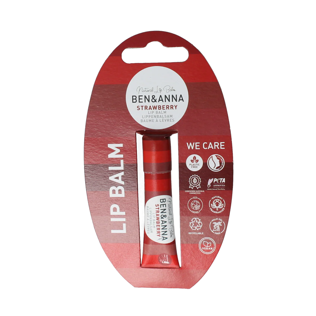 Ben & Anna Lipbalm strawberry 9.00 Gram