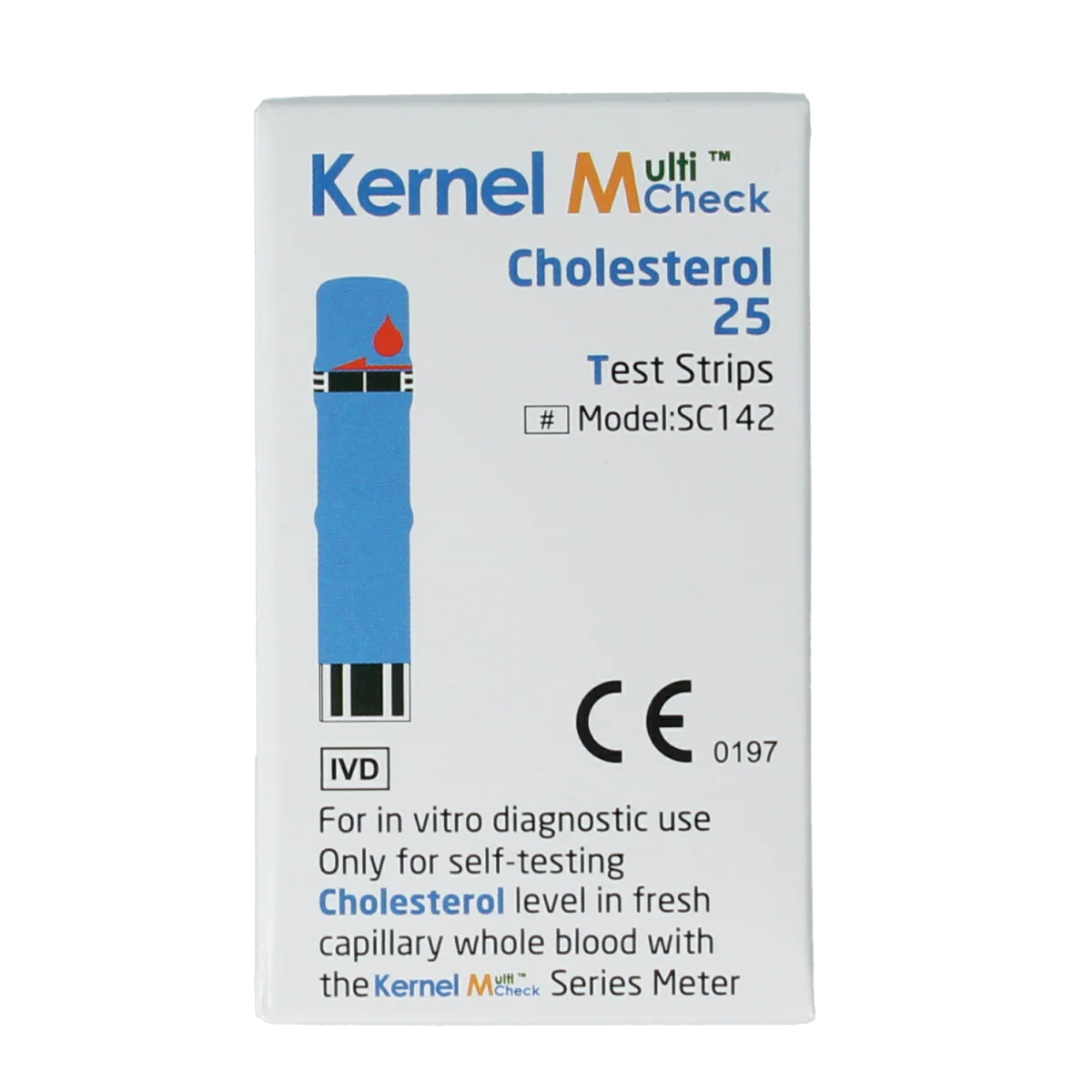 Testjezelf Multicheck cholesterol teststrips 25.00 Stuks