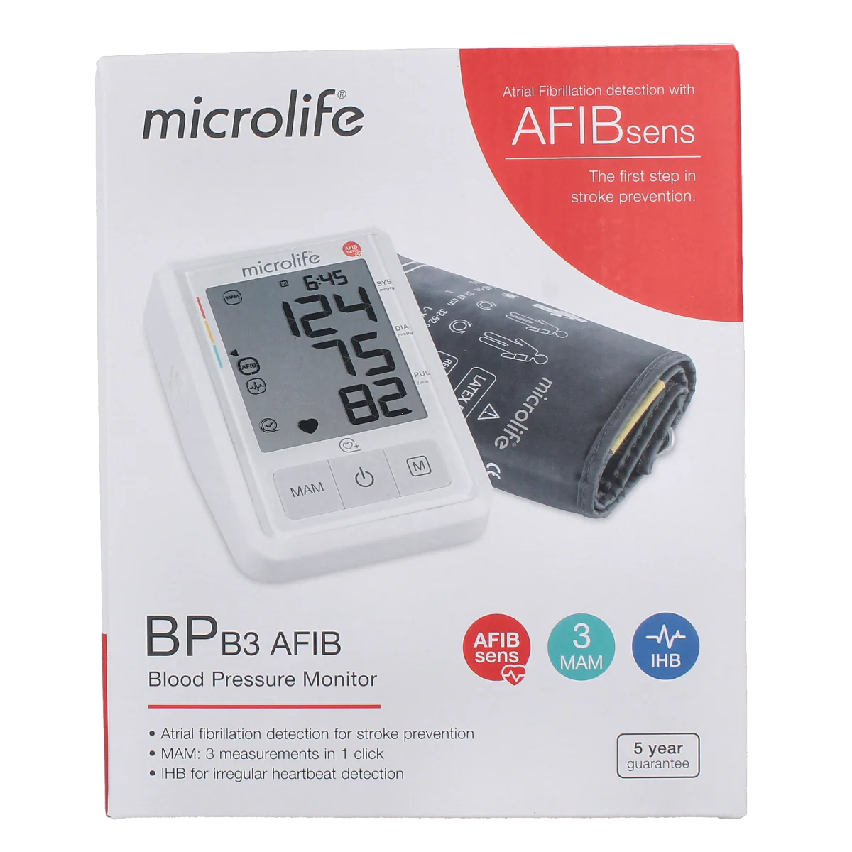 Microlife MIC BPB3 AFIB Bloeddrukmonitor 1.00 Stuks