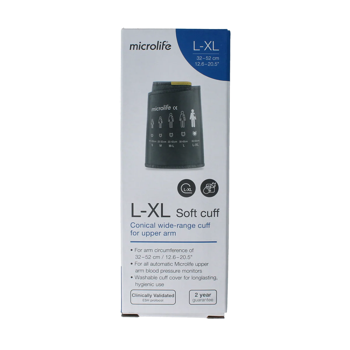 Microlife Manchet 4G soft maat L-XL 1.00 Stuks