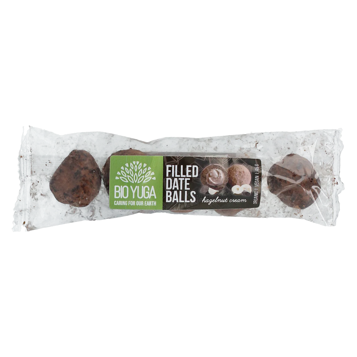 Bioyuga Date balls hazelnut & cacao cream bio 45.00 Gram
