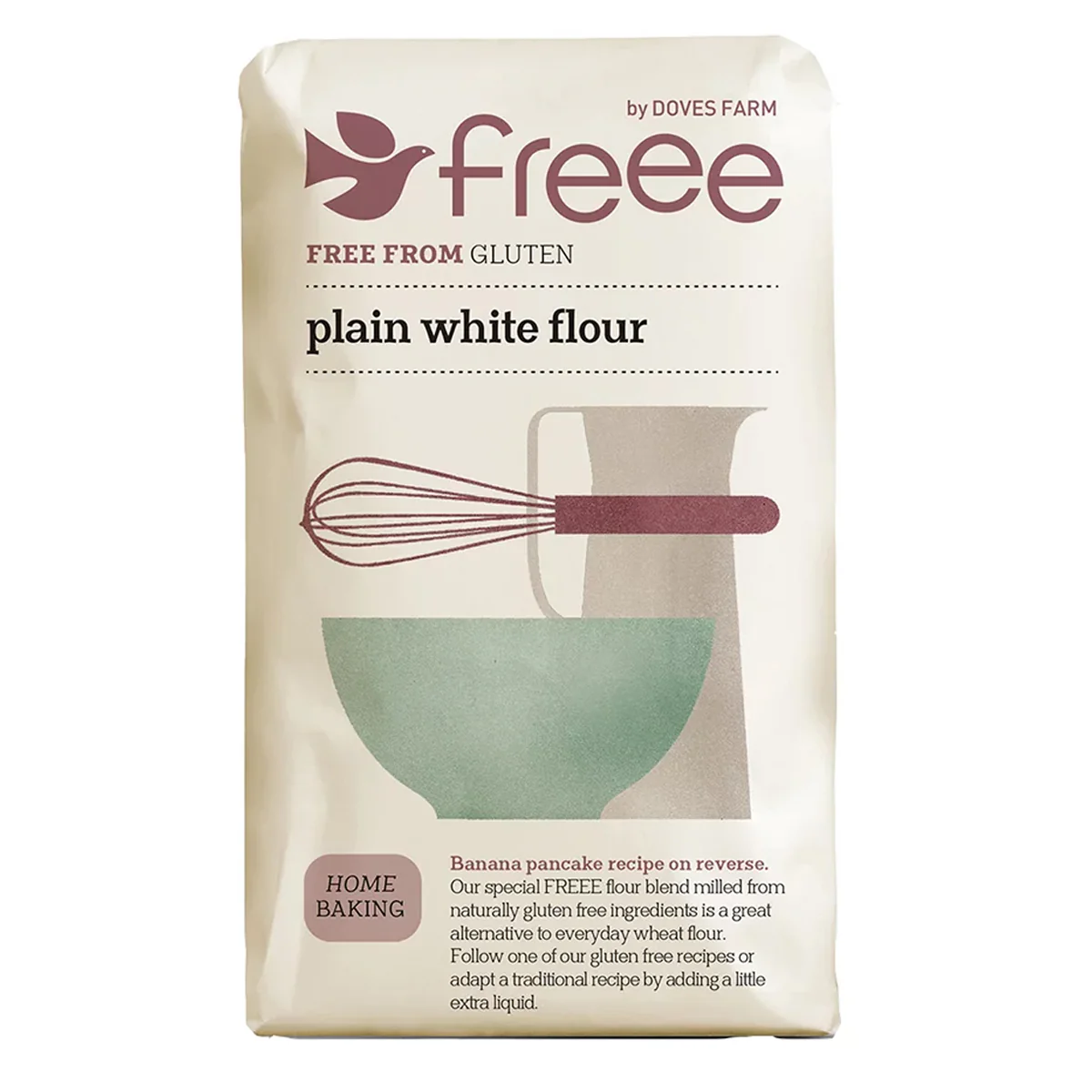 Doves Farm Witte bloem glutenvrij 1.00 Kilogram