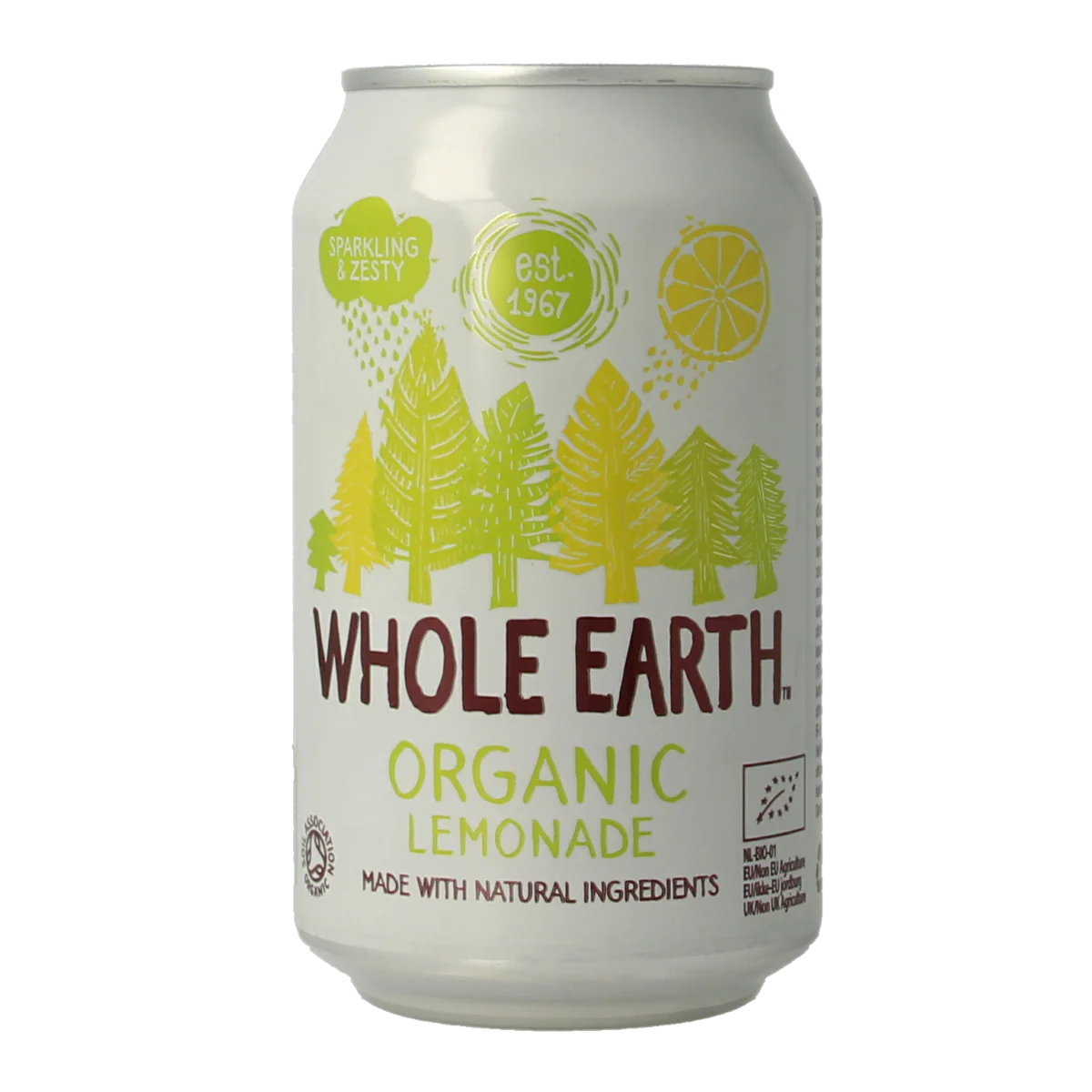 Whole Earth Sparkling lemonade  bio 330.00 Milliliter