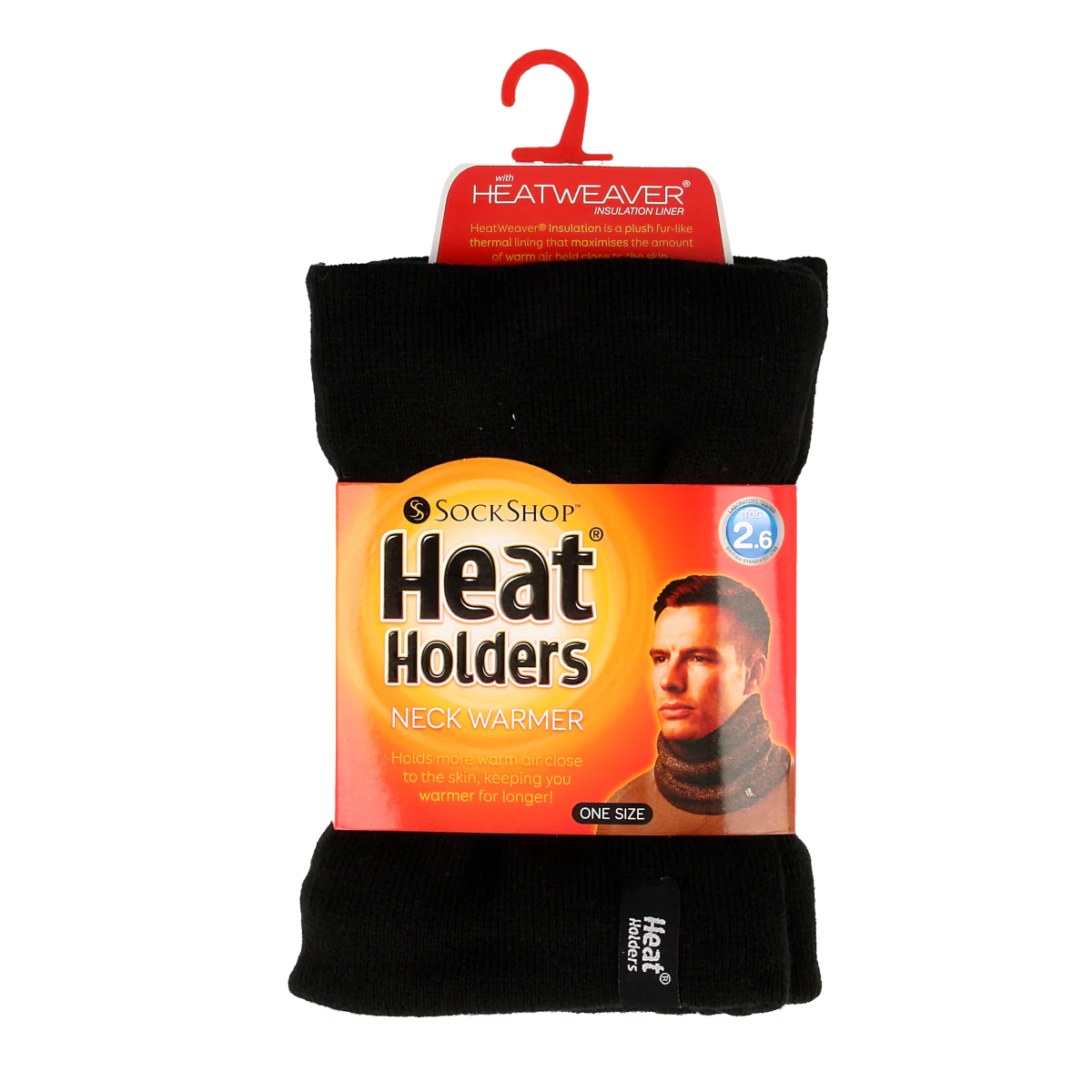 Heat Holders Mens neck warmer one size black 1.00 Stuks