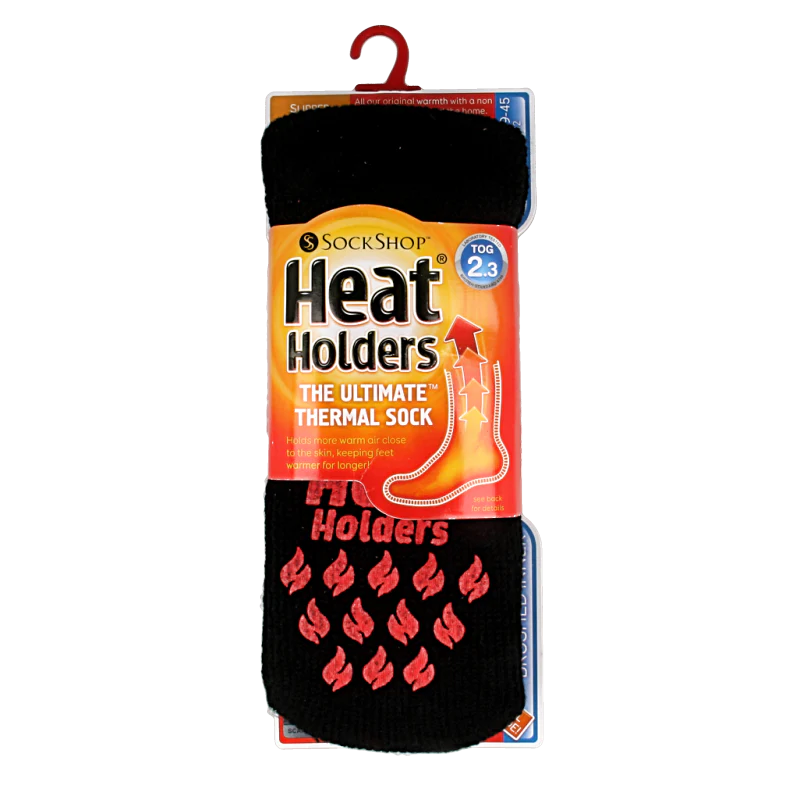 Heat Holders Anti slip sock 6-11 black/red 1 Paar