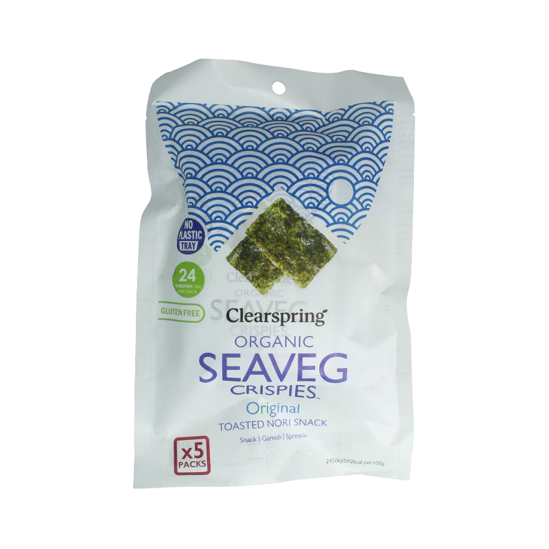 Clearspring Seaveg – crispies original multipack bio 20 Gram