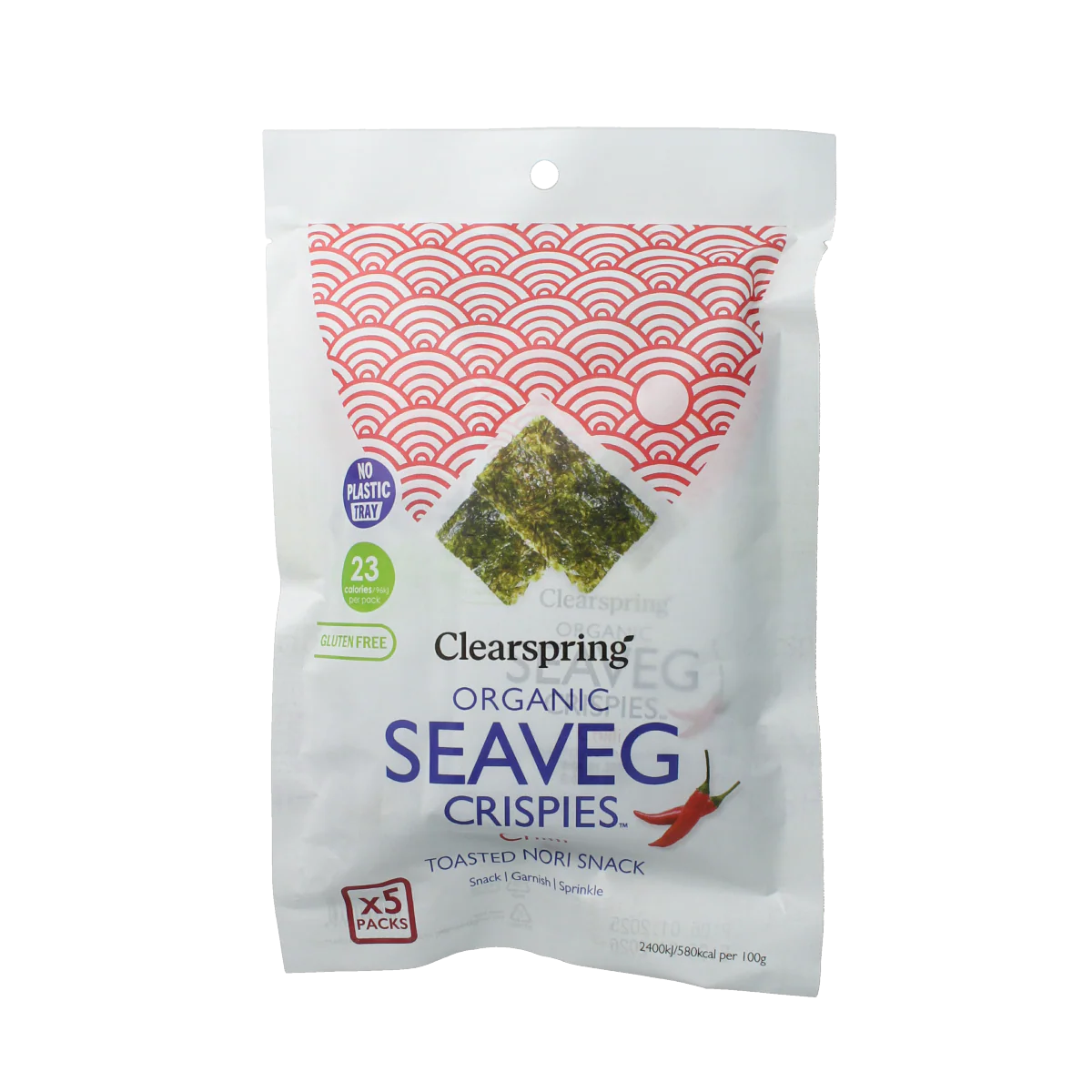 Clearspring Seaveg – crispies chilli multipack bio 20.00 Gram
