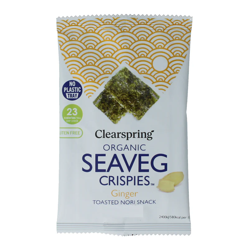 Clearspring Seaveg – Crispies ginger bio 4 Gram