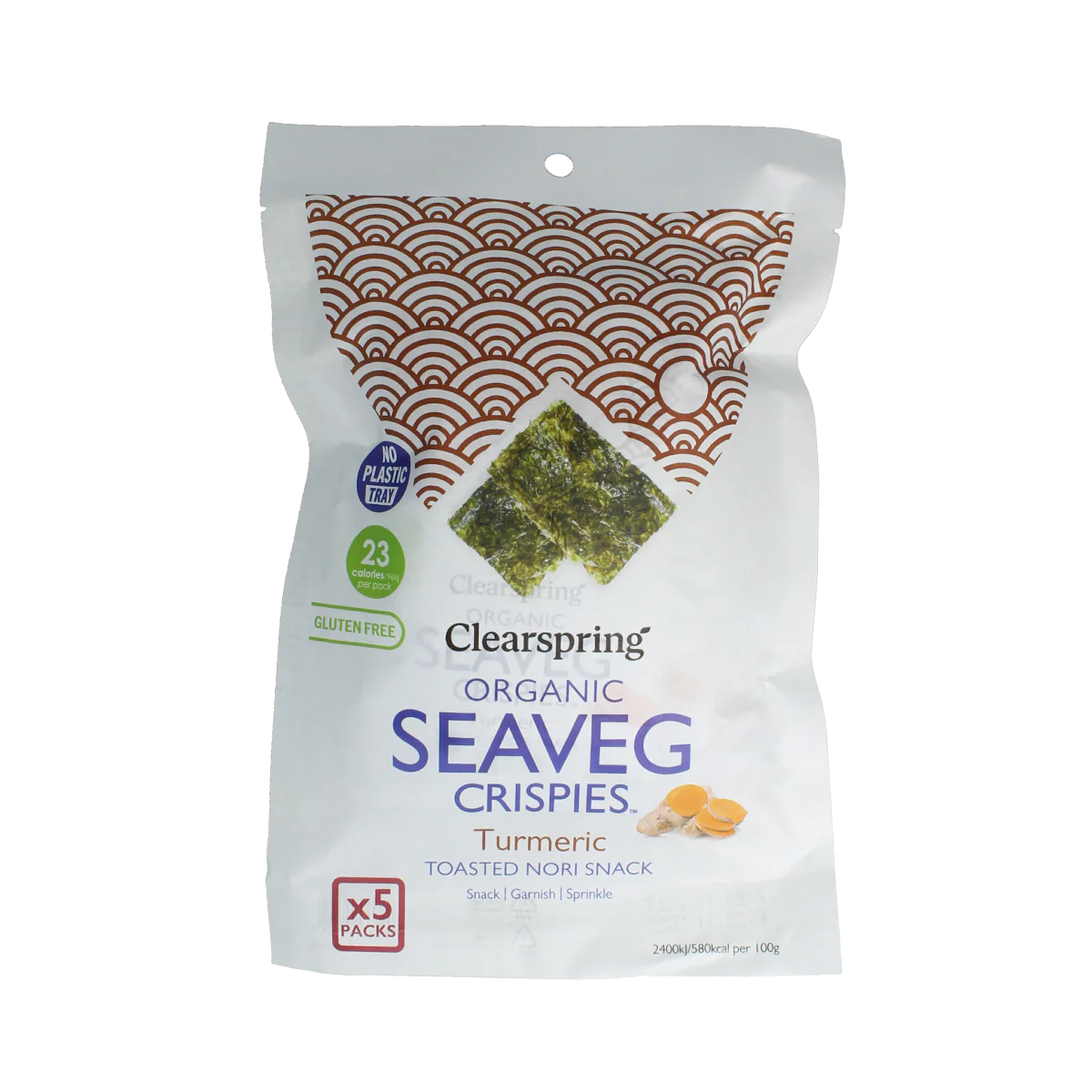 Clearspring Seaveg – Crispies turmeric multipack bio 20.00 Gram
