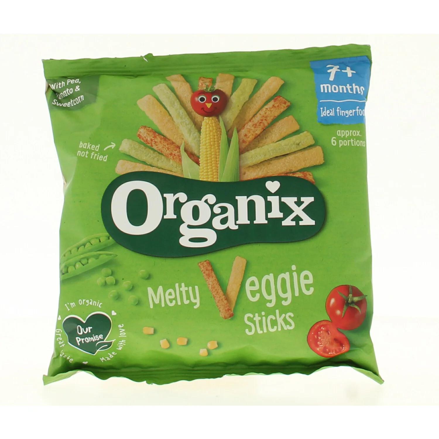 Organix Veggie groente sticks 7 maanden bio 15.00 Gram